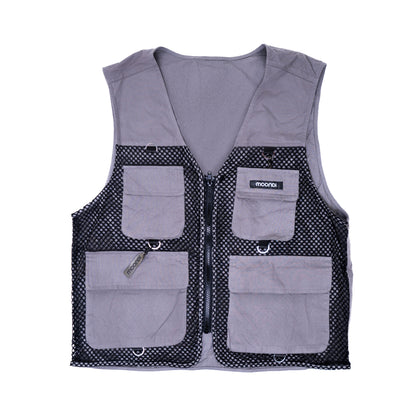 Grey Net Vest