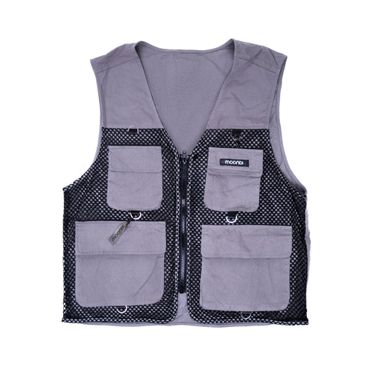 Grey Net Vest