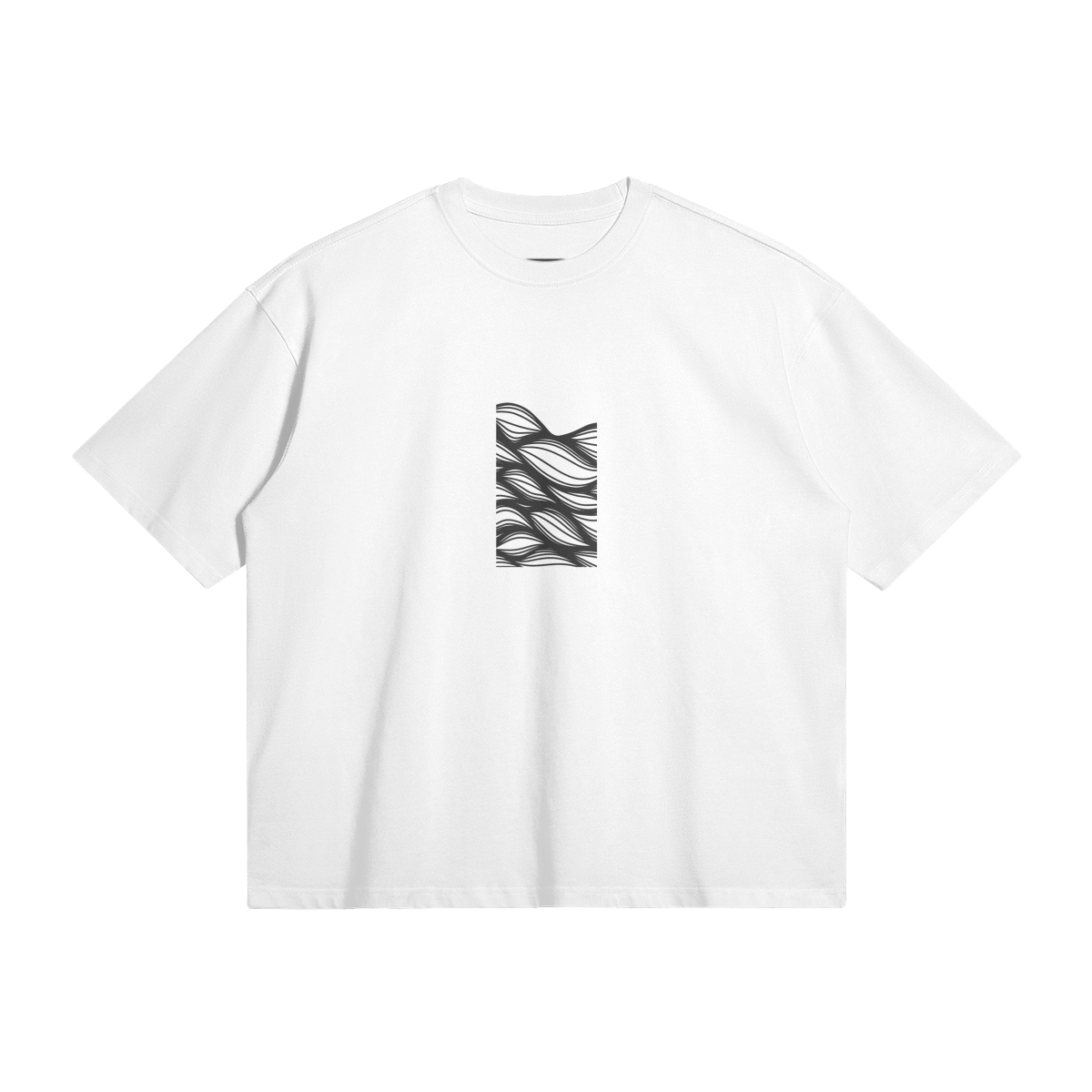 T-shirt Wave White