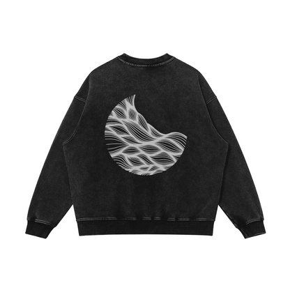 Sweatshirt Moonwave Vintage Black