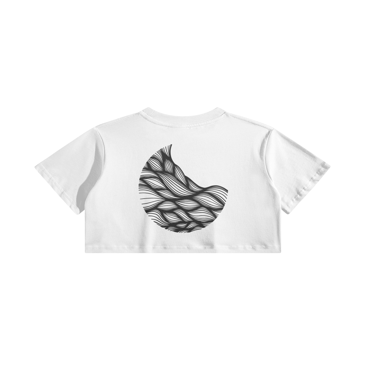 Crop Top Moonwave White