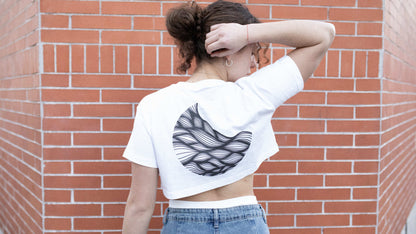 Crop Top Moonwave White