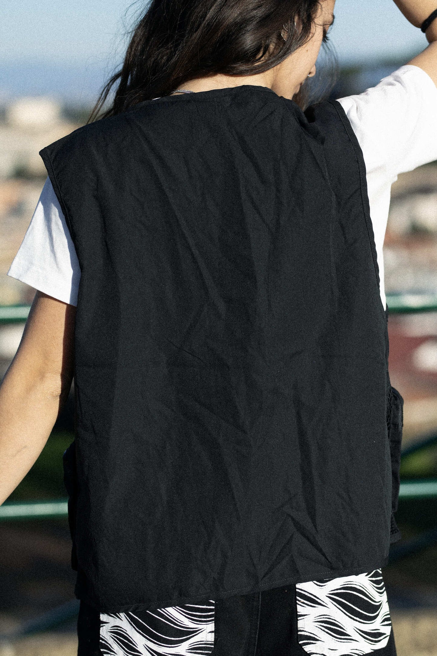 Black Net Vest